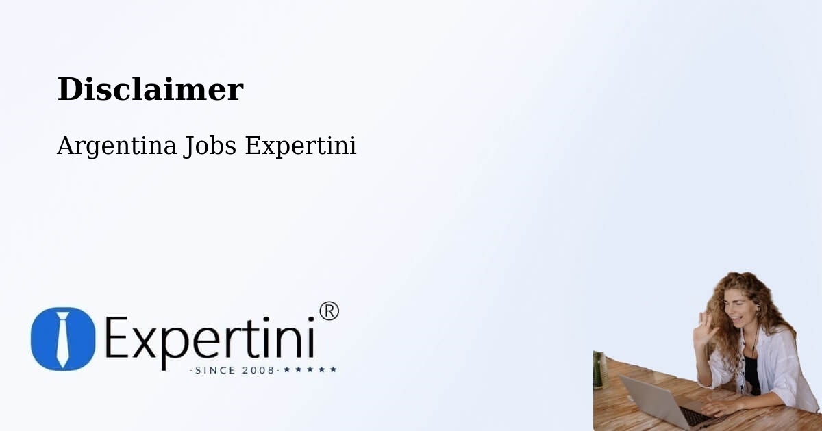 Disclaimer – Departamento De San Roque - Argentina Jobs Expertini